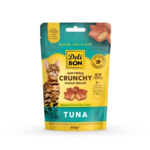 Crunchy İçi Dolgulu Ödül Bisküvisi Ton Balıklı 60gr