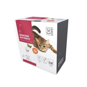 Dancing Butterfly İnteraktif Kedi Oyuncağı White