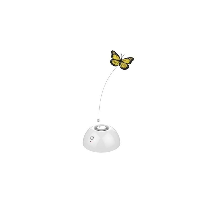 Dancing Butterfly İnteraktif Kedi Oyuncağı White - Görsel 2
