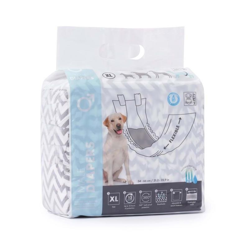 Diapers Erkek Köpekler İçin Külot Bez XL Beden 12'li