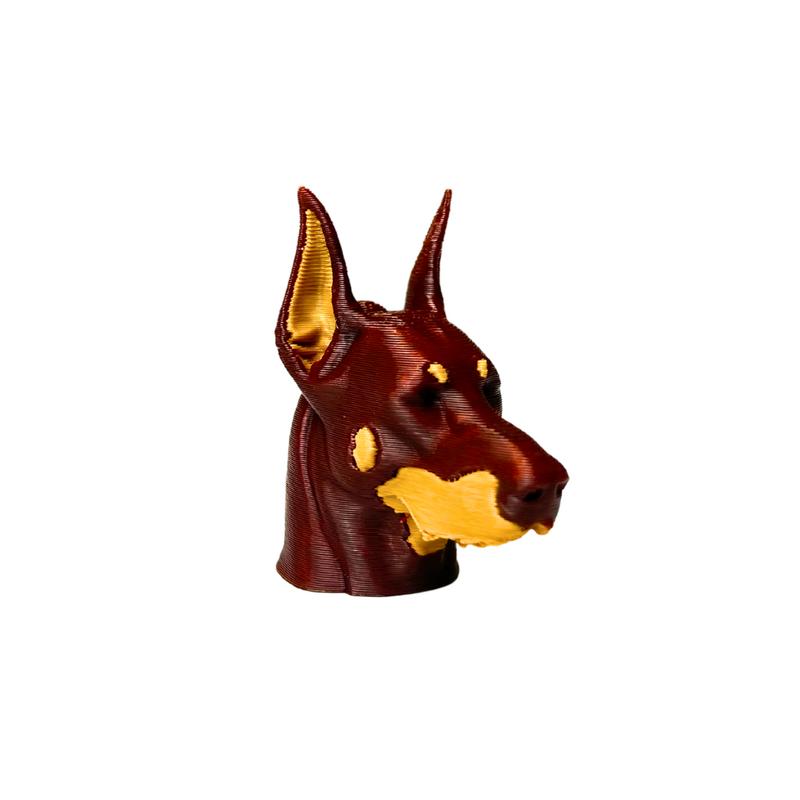 Doberman Kahverengi Anahtarlık