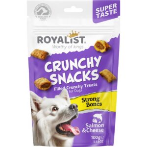Dog Crunchy Snacks Salmon & Cheese / Strong Bones 100 Gr 03768-408509
