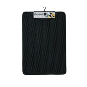 Duplex Elekli Kedi Kumu Paspası Siyah 45X65cm