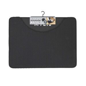 Duplex Elekli Kedi Kumu Paspası Siyah 60X45cm