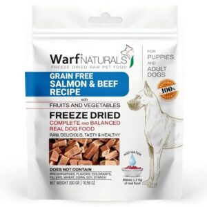 Freeze Dried -Somonlu Ve Dana Etli Köpek Maması 300gr