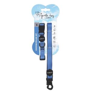 Gentle Dog Boyun Tasması ve Gezdirme Set (S) Mavi Renk