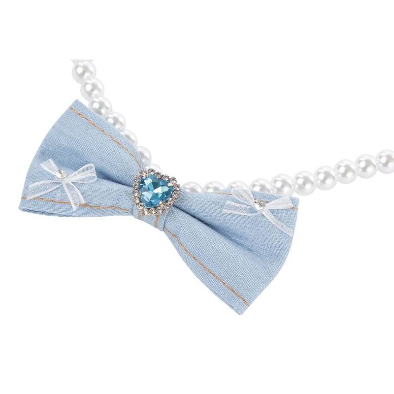 Glam Prestige Aksesuar Blue Denim Pearl S Beden - Görsel 3
