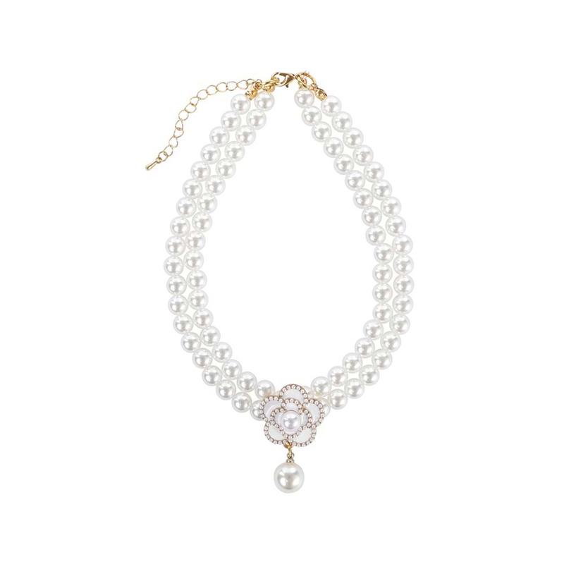 Glam Prestige Aksesuar White Camellia L Beden - Görsel 2
