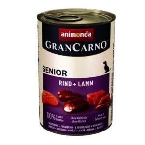 GranCarno Sığır Ve Kuzu Etli Yaşlı Köpek Konservesi 400gr