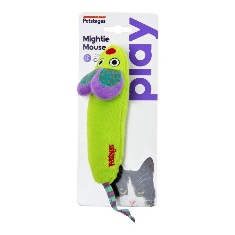 Green Magic Mightie Mouse Catnipli Kedi Oyuncağı 384