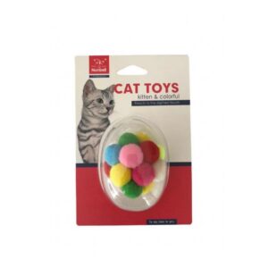 Nunbell Kedi Oyuncagı Gökkuşagı Top