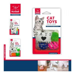 Nunbell Kedi Oyuncagı 4 Parça