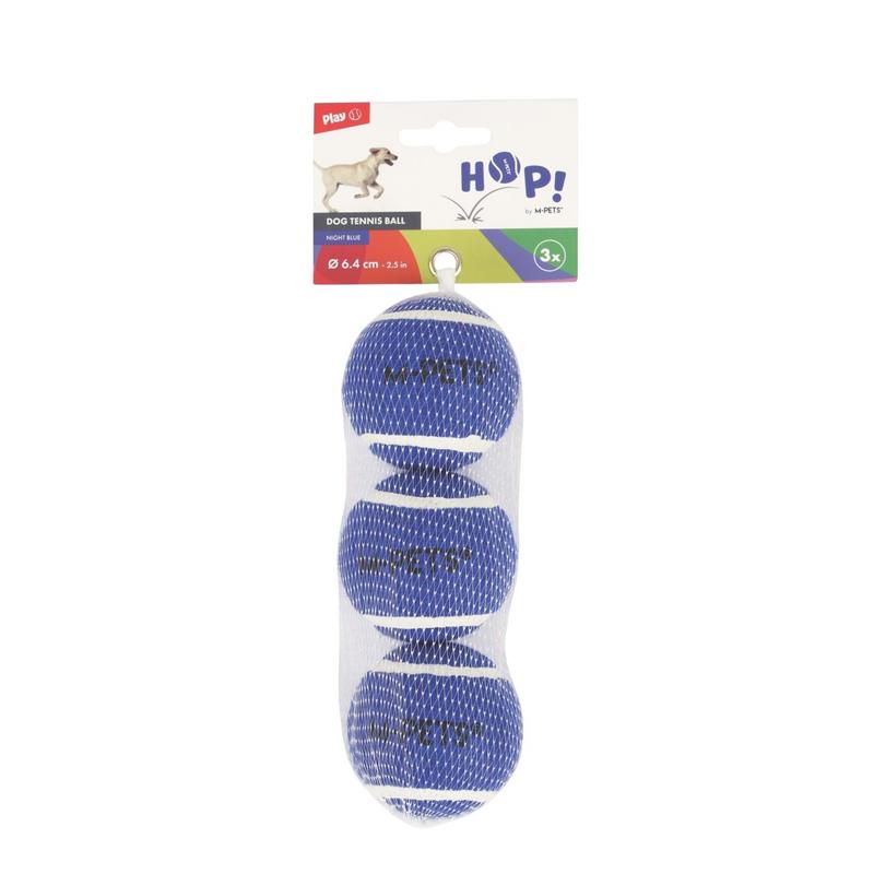 Hop Tennis Topu Blue 6,4cm 3lü Set