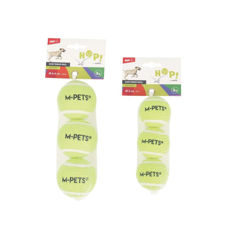 Hop Tennis Topu Yellow 6,4cm 3lü Set