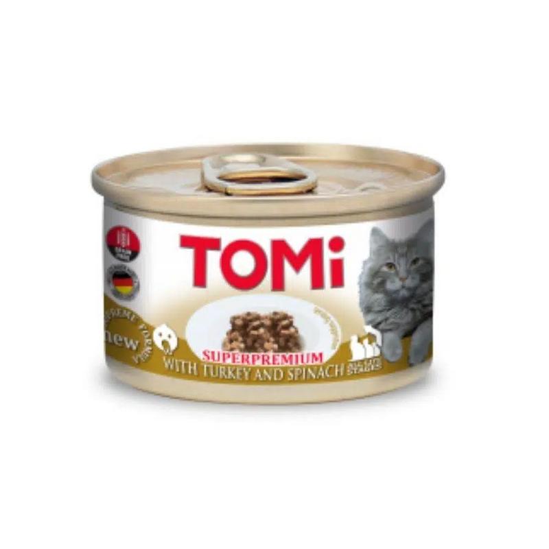 Kedi Hindili Ispanaklı Yaş Mama 85g