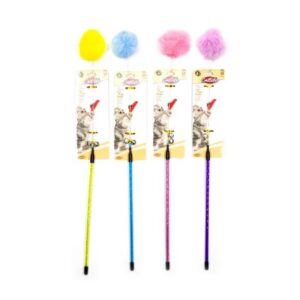 Kediler İçin Oyuncak Olta Zilli 48cm