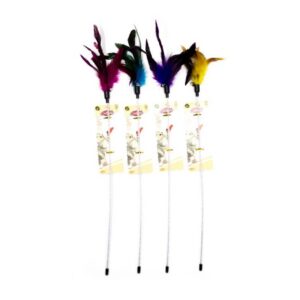 Kediler İçin Oyuncak Olta Zilli 58cm