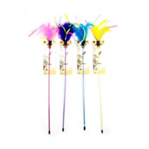 Kediler İçin Oyuncak Olta Zilli 63cm