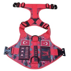 Kırmızı Renk Taktikal Yelek L Beden