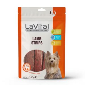 Kuzu Etli Şerit Köpek Ödülü 100gr