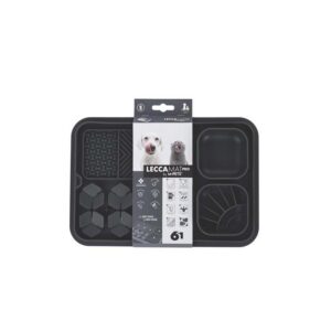 Lecca Pro 6İN1 Yavaş Beslenme ve Yalama Matı Black S Beden
