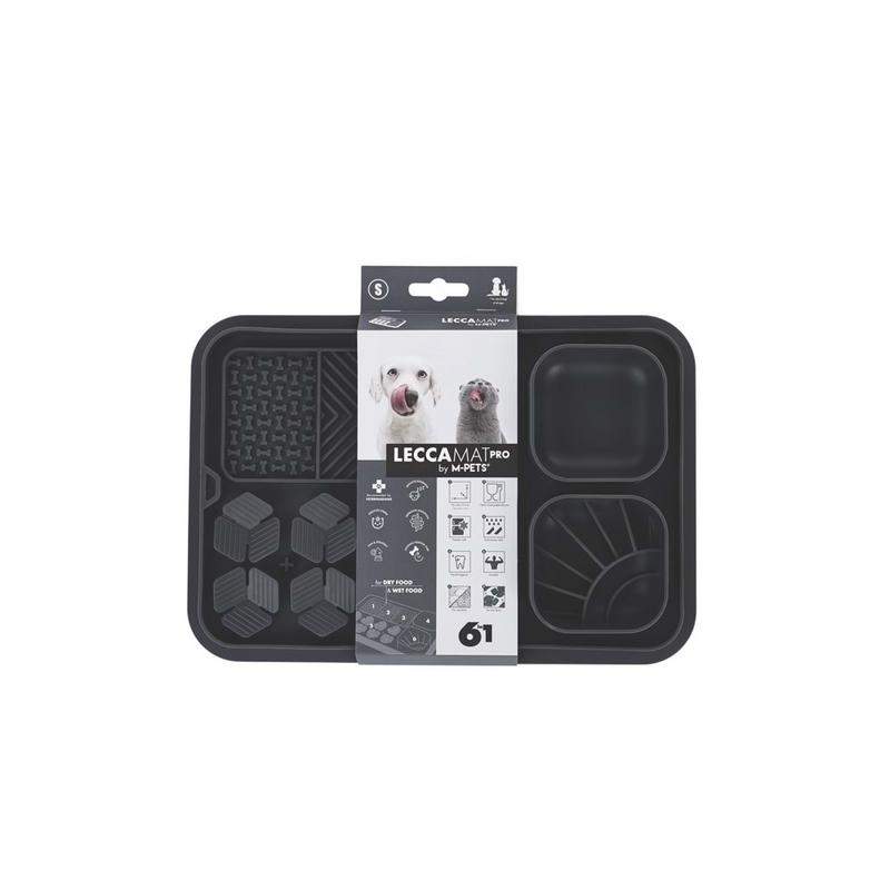 Lecca Pro 6İN1 Yavaş Beslenme ve Yalama Matı Black S Beden