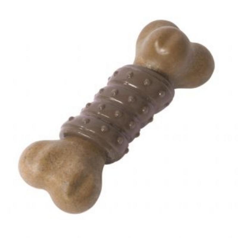 M-Pets Chewood Small Bone With Rubber Köpek Oyuncağı (S) - Görsel 2