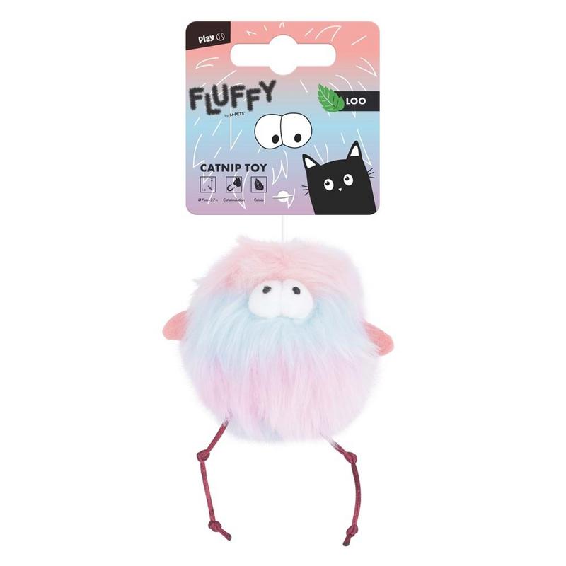 M-Pets Fluffy Loo Catnipli Kedi Oyuncağı Multicolor