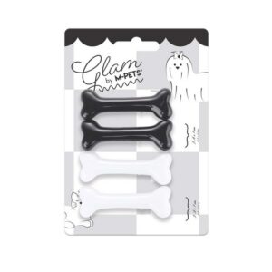 Glam Köpekler İçin Aksesuar Toka Black/White