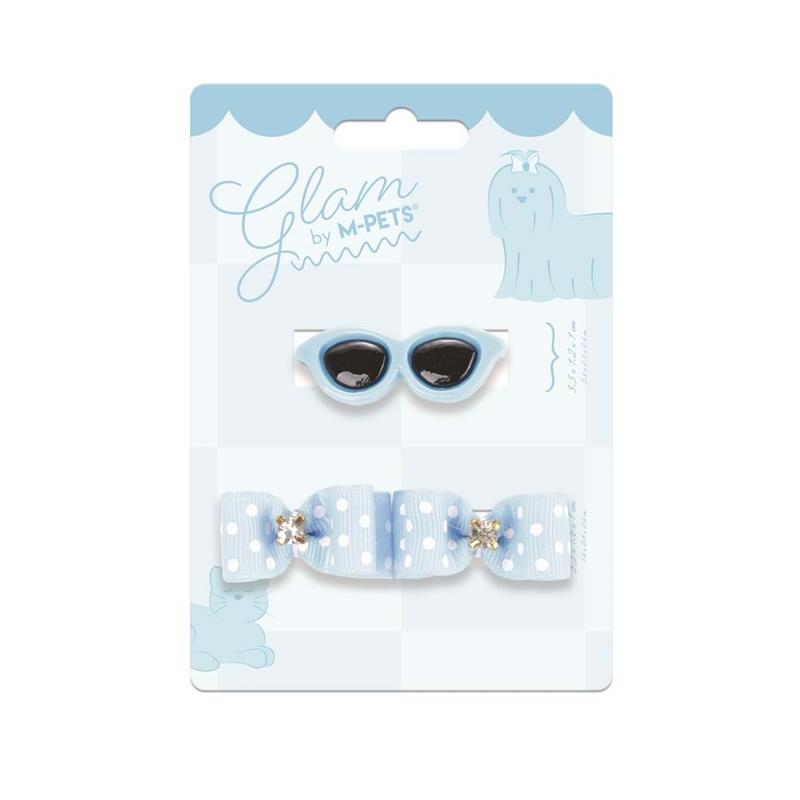 Glam Köpekler İçin Aksesuar Toka Blue