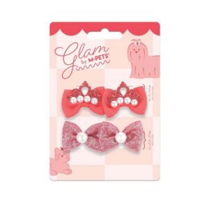 Glam Köpekler İçin Aksesuar Toka Red