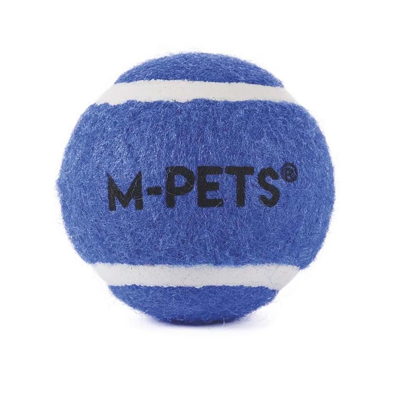 M-Pets Hop Tennis Topu Blue 5cm 3LÜ Set - Görsel 2