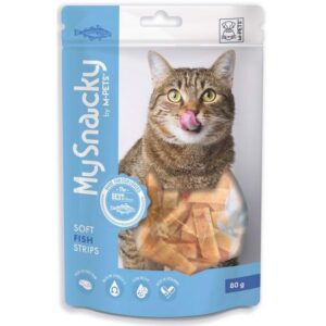 My Snacky Fish Strips Kedi Ödülü 80gr