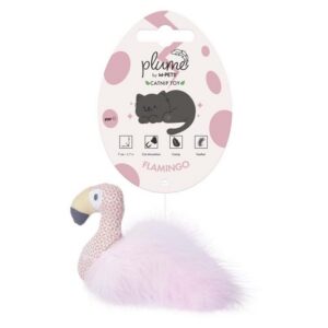 M-Pets Plume Flamingo Catnipli Kedi Oyuncağı Pink
