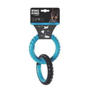 M-Pets Ring King Köpek Oyuncağı Double Blue/Black