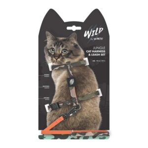 Wild Jungle Kedi Göğüs Tasması Set