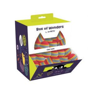M-Pets Wonders Rainbow Ball Kedi Oyuncağı Display