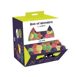M-Pets Wonders Rattan Ball Kedi Oyuncağı Display