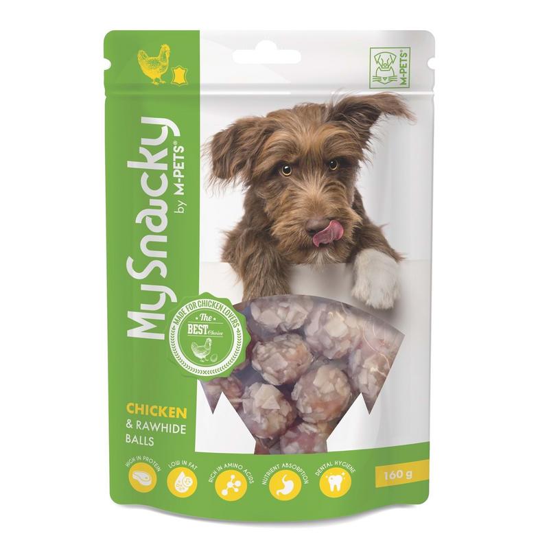 My Snacky Chicken & Rawhide Balls Köpek Ödülü 160gr