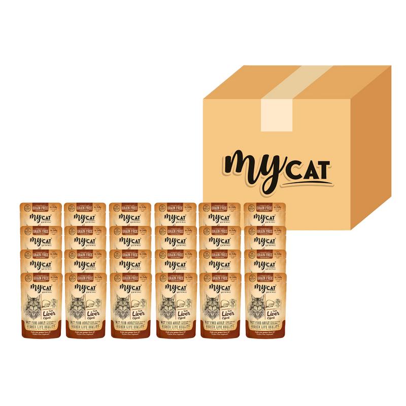 Ciğerli Pouch Yaş Mama 85gr 24'Lü 4078
