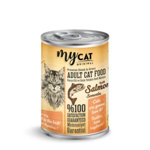 Somon Parça Etli Yetişkin Kedi Konservesi (400gr)