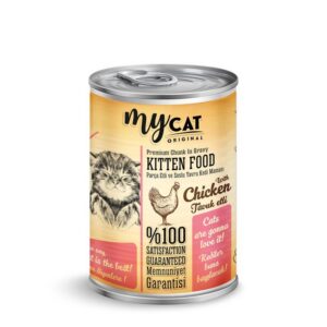 Tavuk Parça Etli Yavru Kedi Konservesi (400gr)