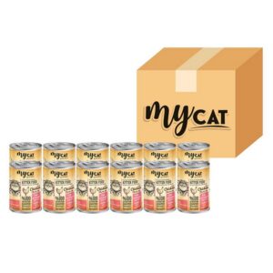Tavuk Parça Etli Yavru Kedi Konservesi 12'Li (400gr)