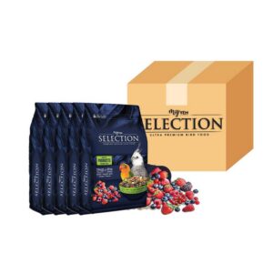 Gerçek Meyve Parçalı Paraket Yemi 1 KG (5'li Paket)