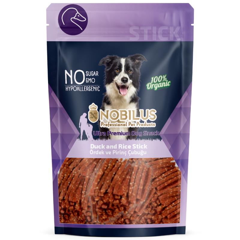 Nobilus Ördek ve Pirinçli Çubuk Köpek Ödül Maması 80 gr