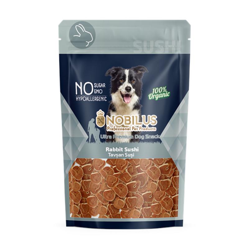Nobilus Tavşan Suşi Köpek Ödül Maması 80g