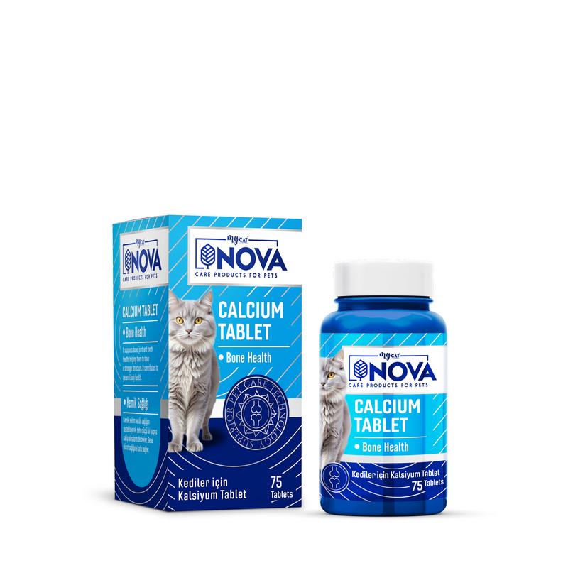 Premium Calcium 75 Tablet (Kemik ve Diş Sağlığı Destekleyici) Kedi Vitamini