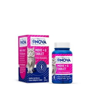 Premium Move +G Glucosamine (Eklem Sağlığı Destekleyici) 75 Tablet Kedi Vitamini