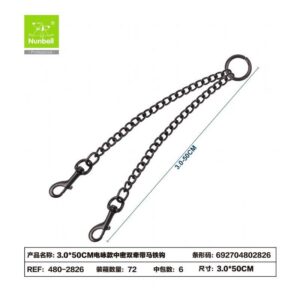 Nunbell Köpek ikili Gezdirme Zincir 3,5cm-22cm