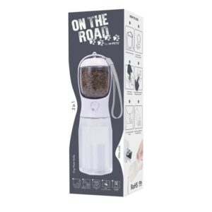 On The Road 3in1 Köpek Seyahat Suluğu 600 ML Beyaz Renk